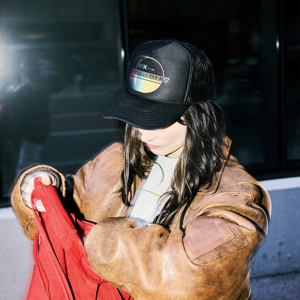 Amusement Records Trucker Hat Model 1