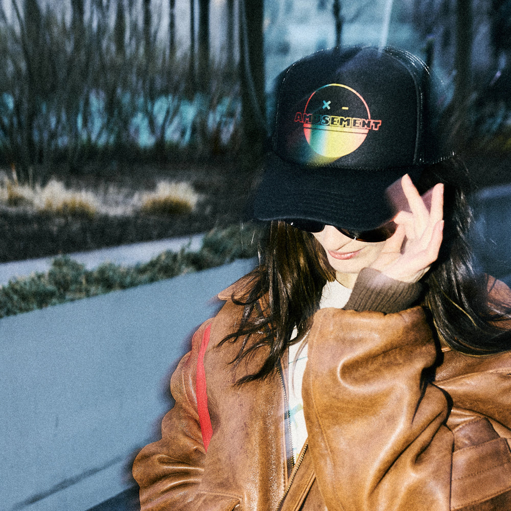 Amusement Records Trucker Hat Model 2