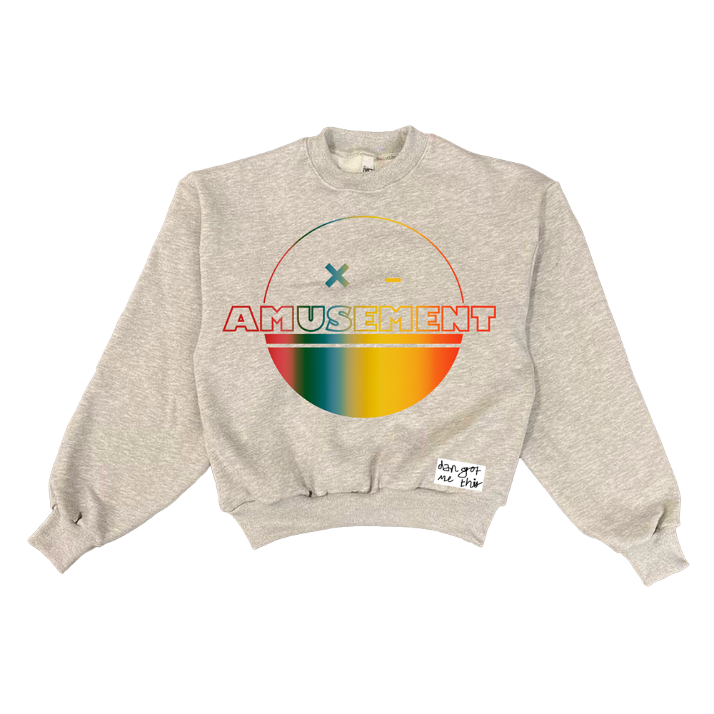 Amusement Records Rainbow Logo Crewneck
